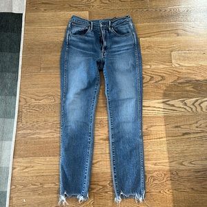 3x1 medium wash skinny jeans